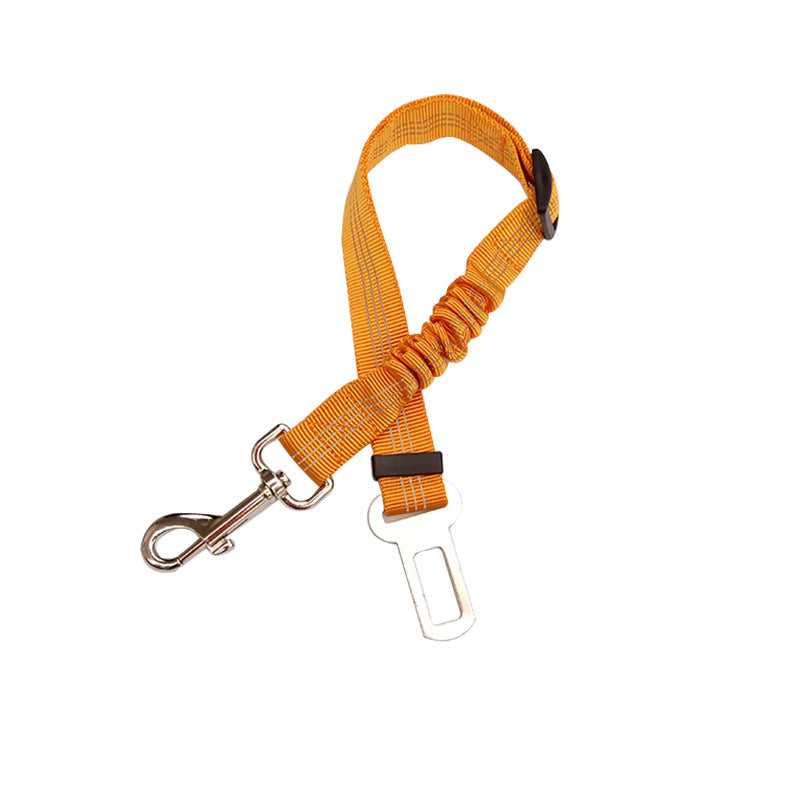 KFX-6302013 Adjustable Dog Seat Belt with Elastic Buffer and Reflective Safety Features