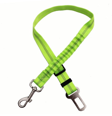 KFX-6302013 Adjustable Dog Seat Belt with Elastic Buffer and Reflective Safety Features