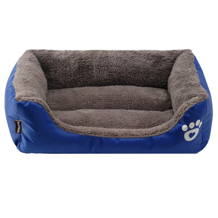 KFX-6302269 Cozy Winter Warm Pet Bed with Soft Breathable Filling and Moistureproof Oxford Cloth