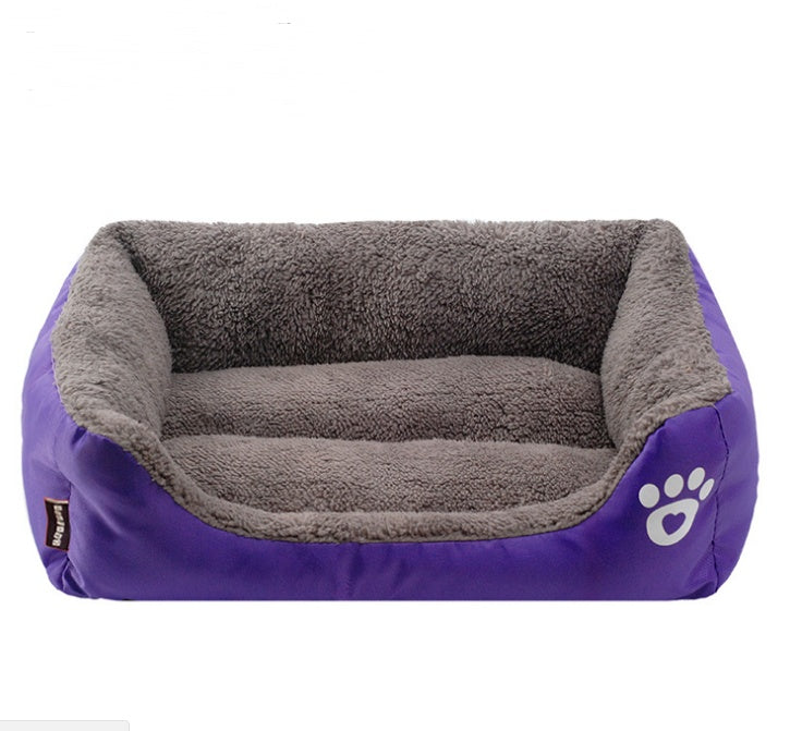 KFX-6302269 Cozy Winter Warm Pet Bed with Soft Breathable Filling and Moistureproof Oxford Cloth