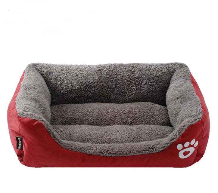 KFX-6302269 Cozy Winter Warm Pet Bed with Soft Breathable Filling and Moistureproof Oxford Cloth
