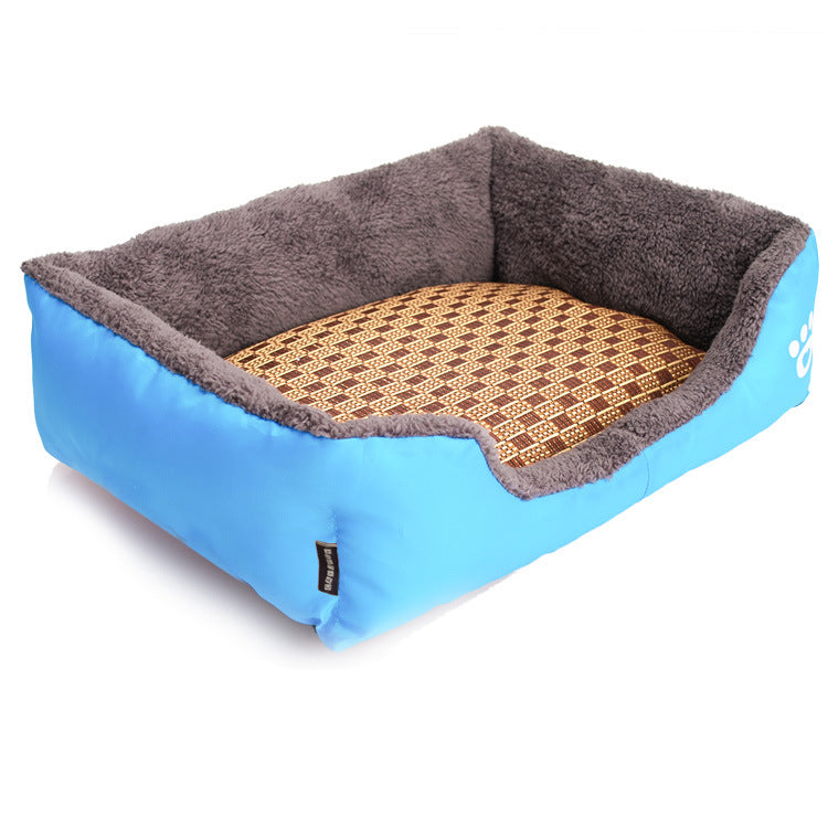 KFX-6302269 Cozy Winter Warm Pet Bed with Soft Breathable Filling and Moistureproof Oxford Cloth