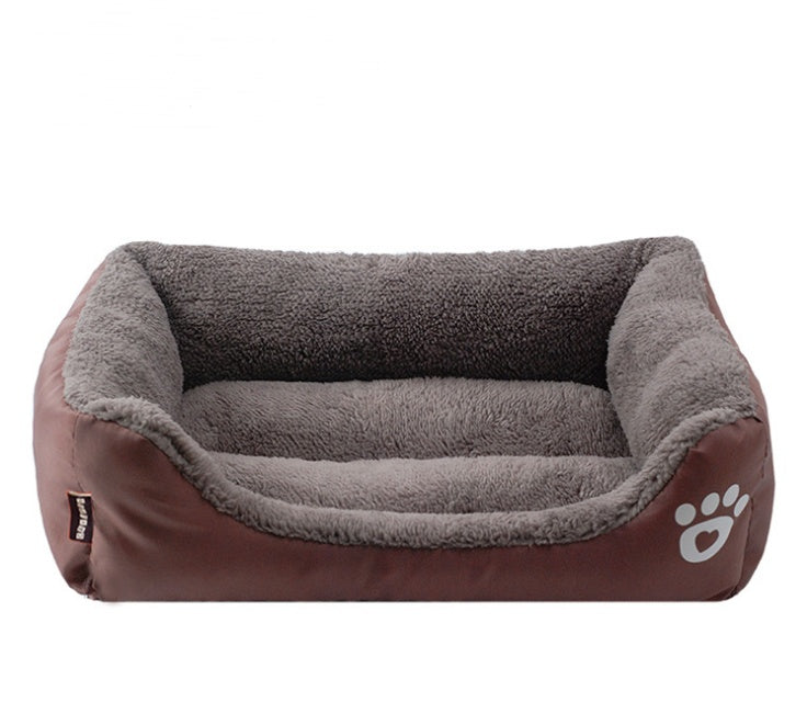 KFX-6302269 Cozy Winter Warm Pet Bed with Soft Breathable Filling and Moistureproof Oxford Cloth