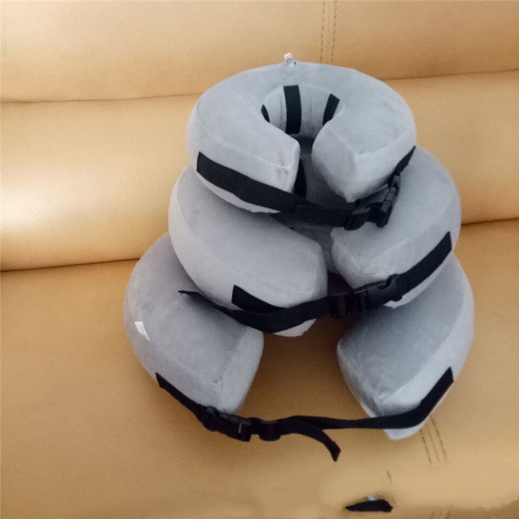 KFX-6304189 Inflatable Protective Collar for Dogs and Cats - Sizes S, M, L, XL in Cloth and PVC