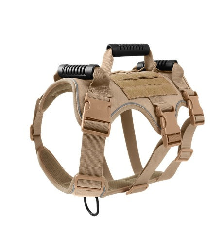 KFX-6307261 Reflective Breathable Chest Harness for Medium and Large Dogs - Anti-Breakaway Tactical Design