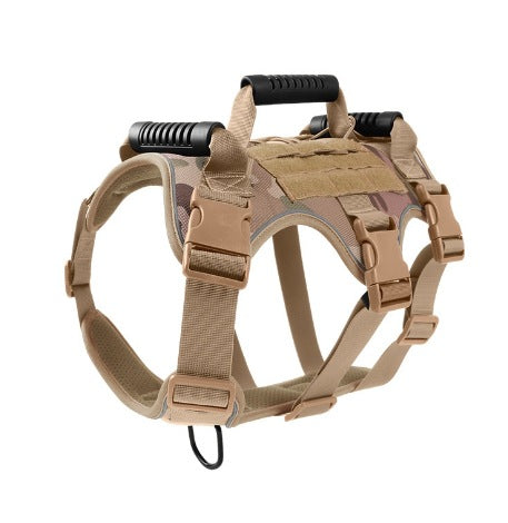KFX-6307261 Reflective Breathable Chest Harness for Medium and Large Dogs - Anti-Breakaway Tactical Design