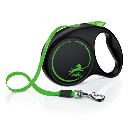 KFX-6307773 Flexi FUN Series 5m Fluorescent Green Traction Rope for Outdoor Pet Use