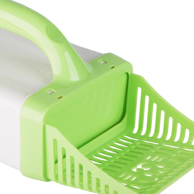KFX-6309565 Integrated Cat Litter Spatula Cleaning Kit for Easy Pet Waste Handling
