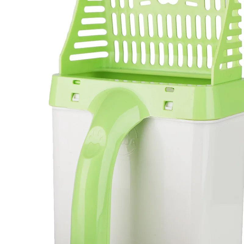 KFX-6309565 Integrated Cat Litter Spatula Cleaning Kit for Easy Pet Waste Handling
