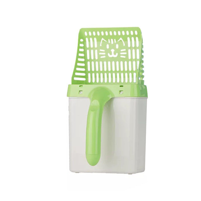 KFX-6309565 Integrated Cat Litter Spatula Cleaning Kit for Easy Pet Waste Handling
