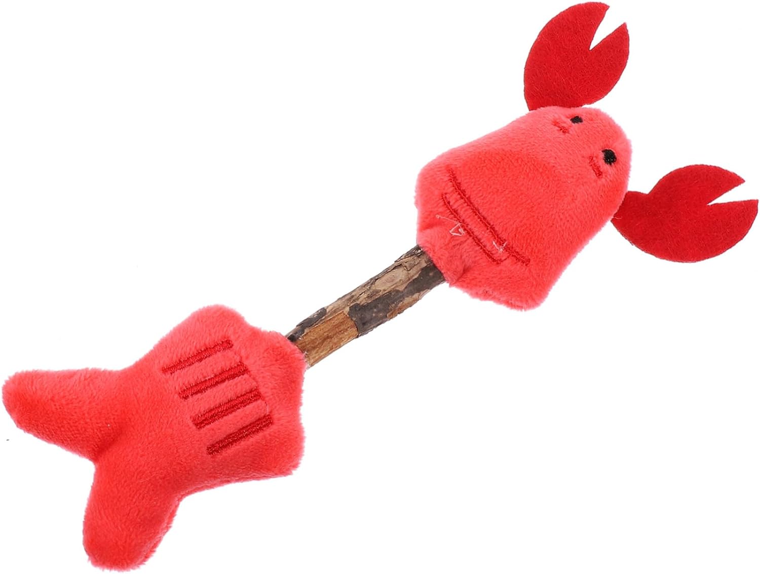 KFX-6311229 Silvervine Chew Sticks for Cats - Interactive Teeth Cleaning Toy with Plush Design - Engaging Plaything for Kittens and Adult Cats