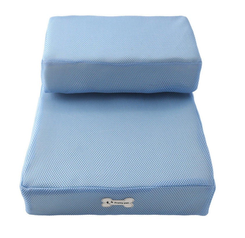 KFX-6312125 Breathable Mesh Foldable Two-Story Removable Washable Staircase - Multiple Colors Available