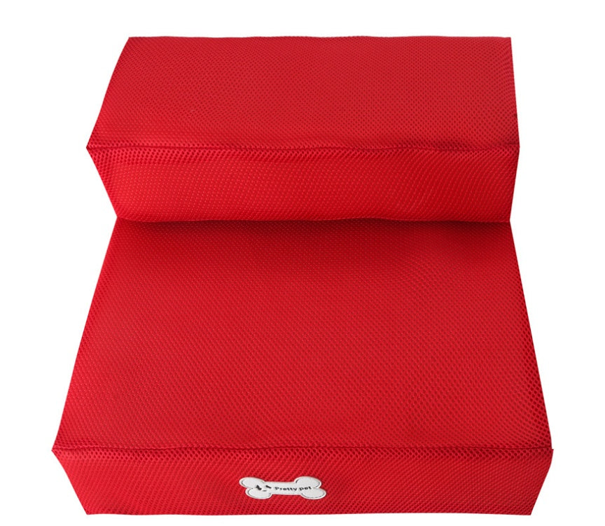 KFX-6312125 Breathable Mesh Foldable Two-Story Removable Washable Staircase - Multiple Colors Available