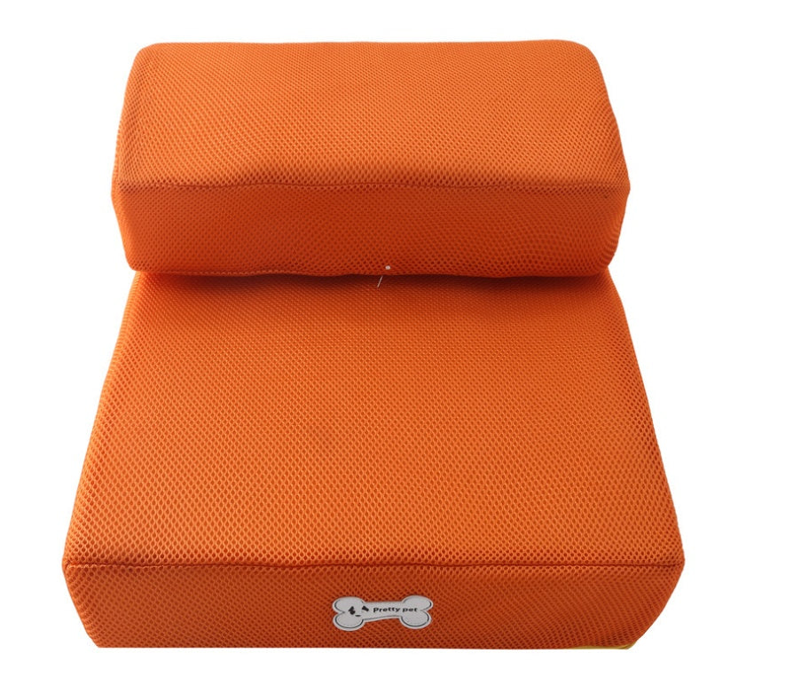 KFX-6312125 Breathable Mesh Foldable Two-Story Removable Washable Staircase - Multiple Colors Available