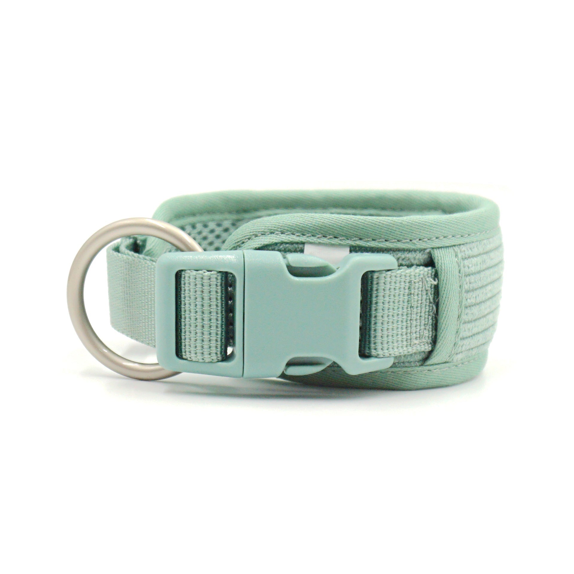 KFX-6313533 Mint Green Pet Collar and Vest Set with Haulage Rope and Mini Dog Bag for Special Occasions