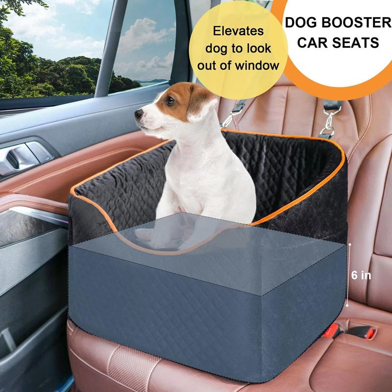 KFX-6315965 Pet Height Increasing Memory Foam Cushion for Dogs and Cats - Soft Cloth Sofa Nest, 48x25CM, Available in Gray and Black