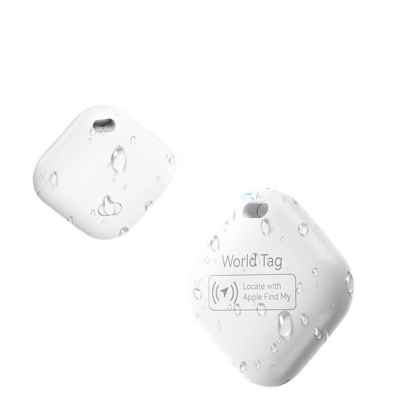 KFX-6319165 Pet Tracking Miniature Anti-Lost Locator Device, Black/White, for Apple Device Users, 210mAh Battery, Compact 30x11mm Size
