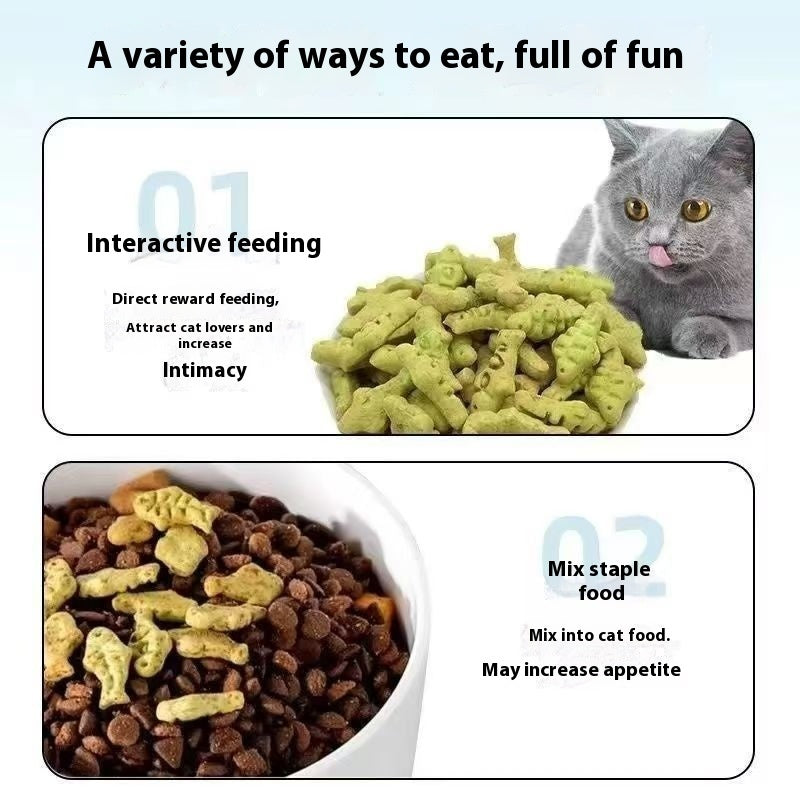 KFX-6319549 Cat Grass Snack Biscuits - Available in 300 or 830 Count Packs for Healthy Feline Treats