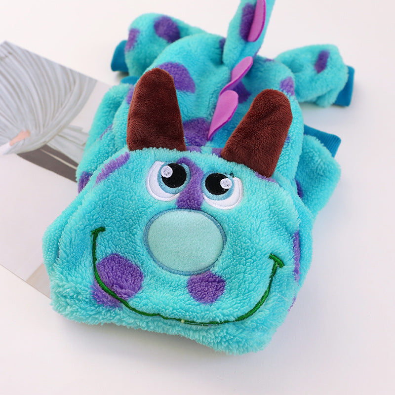 KFX-6320061 Bubble Dragon Four-legged Pet Clothing for Small Dogs, Sizes XXS to L
