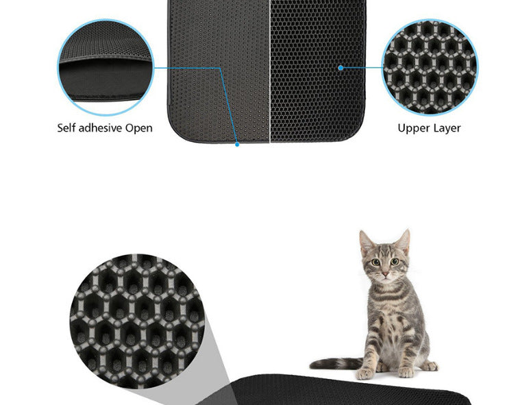 KFX-6321341 Double-Layer Waterproof Cat and Dog Massage Cushion – Multi-Purpose Litter and Scratch Pad