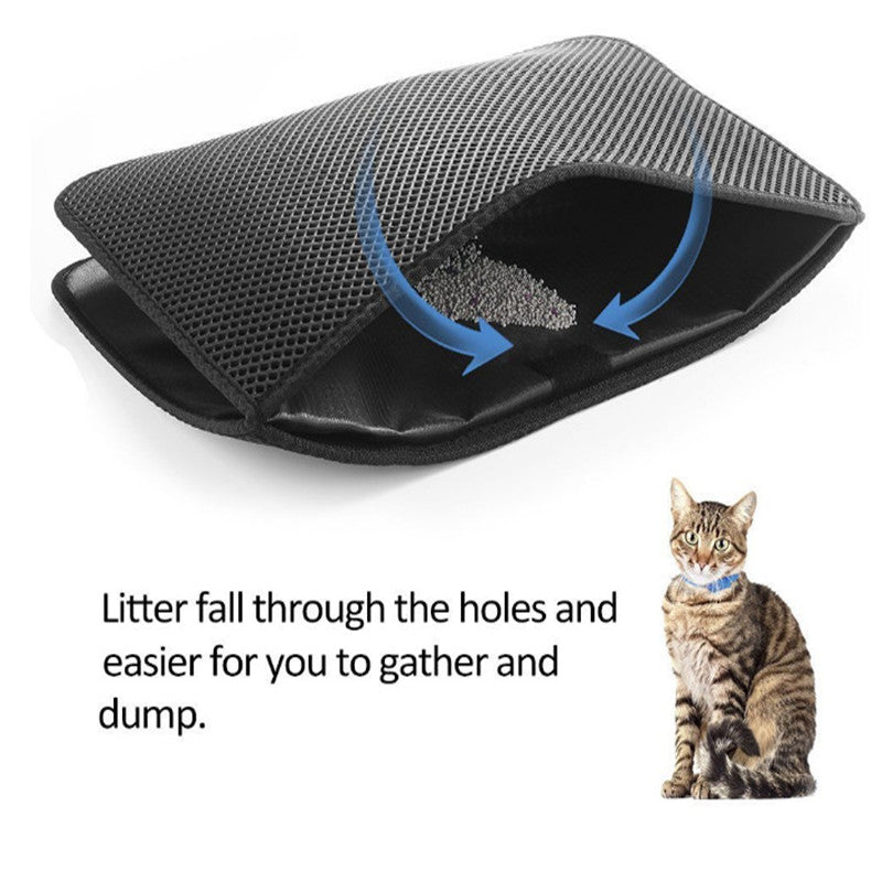 KFX-6321341 Double-Layer Waterproof Cat and Dog Massage Cushion – Multi-Purpose Litter and Scratch Pad