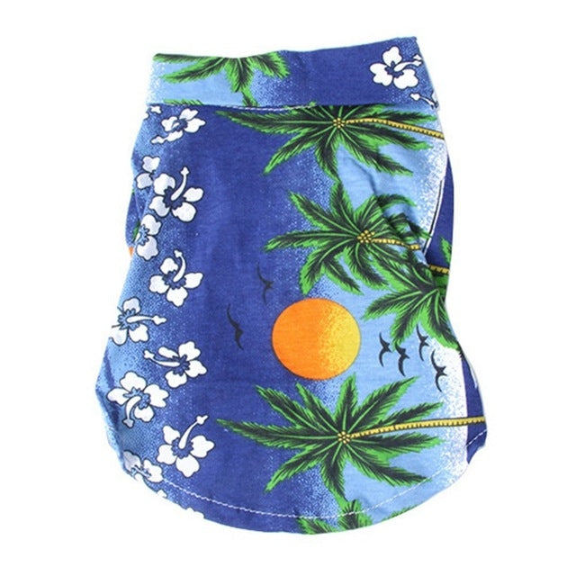KFX-6321853 Casual Autumn Pet Clothing for Dogs - Jackets and Hawaiian Shirt Options