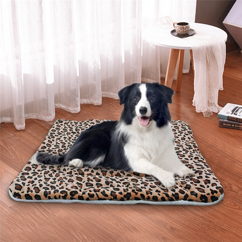 KFX-6326077 Cozy Flannel and Cotton Velvet Dog Mat in Multiple Sizes