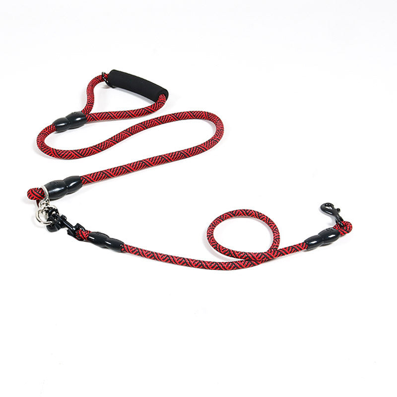KFX-6329021 Multi-Head Wear-Resistant Dog Leash in Various Colors and Traction Options