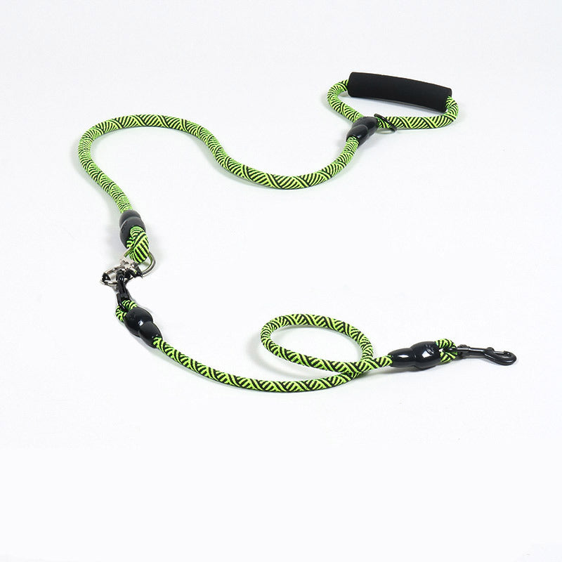 KFX-6329021 Multi-Head Wear-Resistant Dog Leash in Various Colors and Traction Options