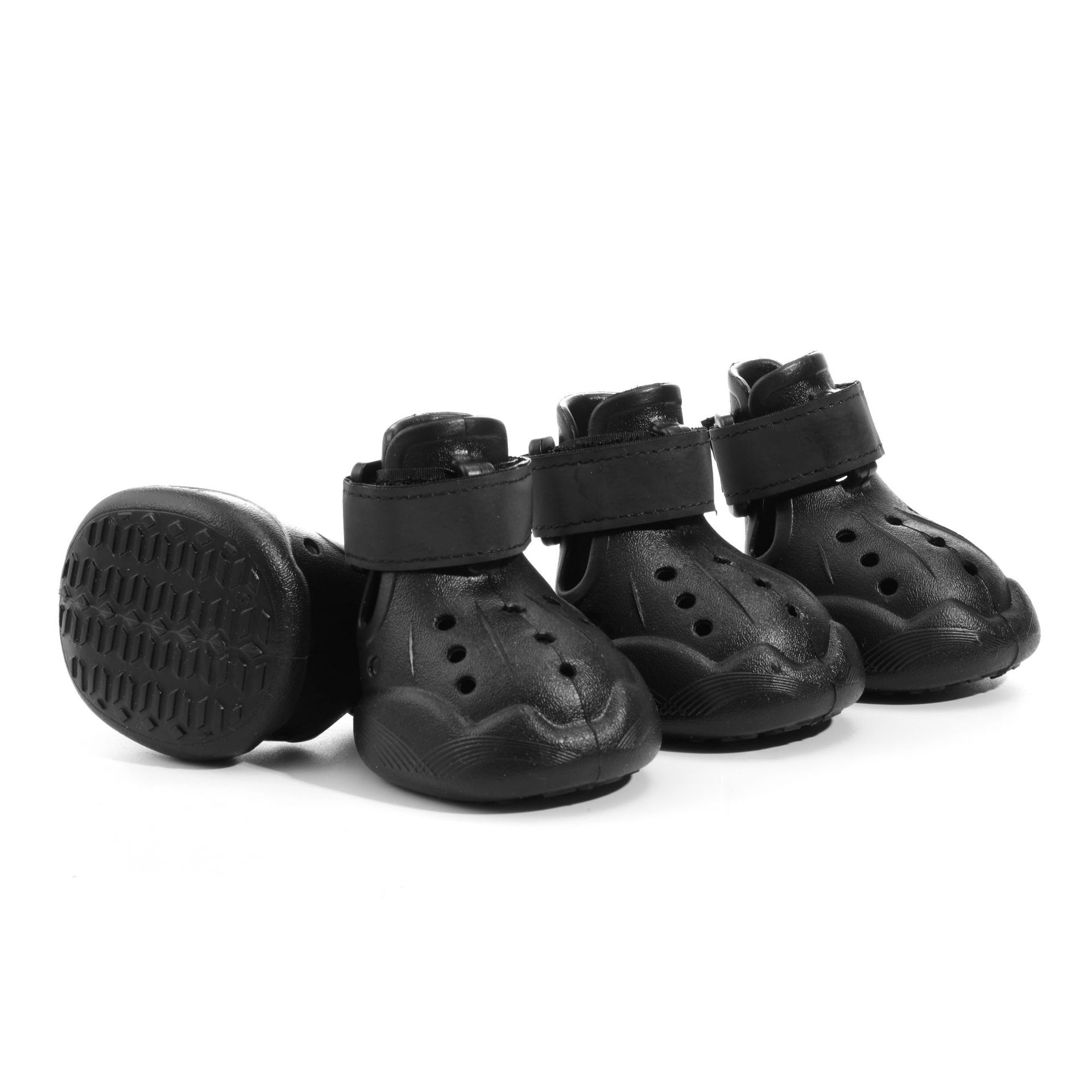 KFX-6331837 Large Dog Breathable Sandals - Casual Non-Slip EVA Shoes in Black, Purple, Light Blue, Cream White