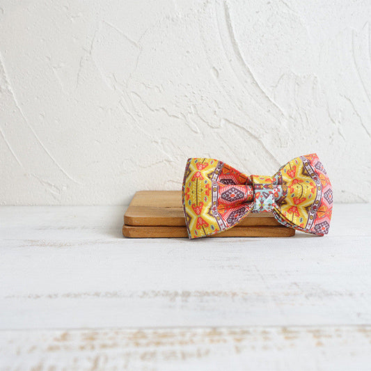 KFX-6332989 Stylish Adjustable Dog Bow Tie Collar - Polyester - Multiple Sizes Available