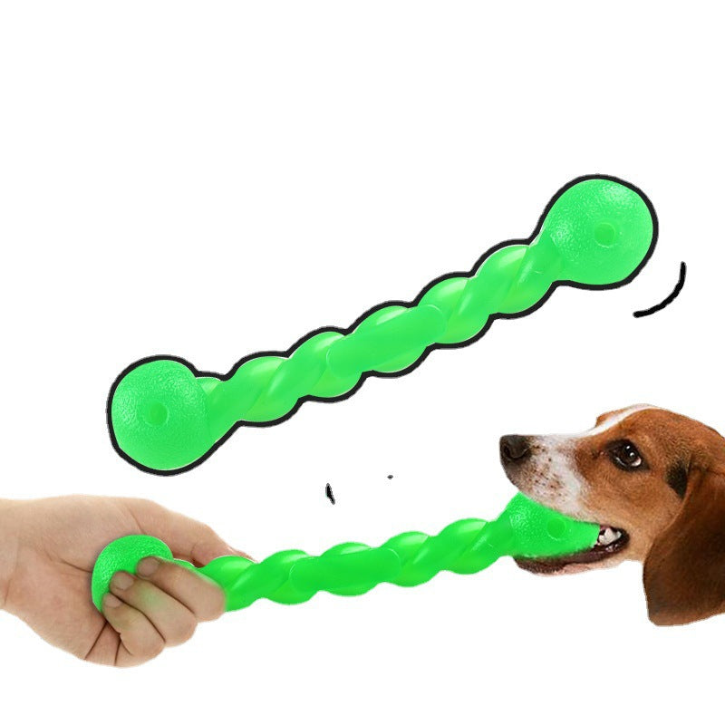 KFX-6333629 Rubber Molar Toy for Dogs - Soft Bite-Resistant Chew Bone, Available in Small and Large Sizes
