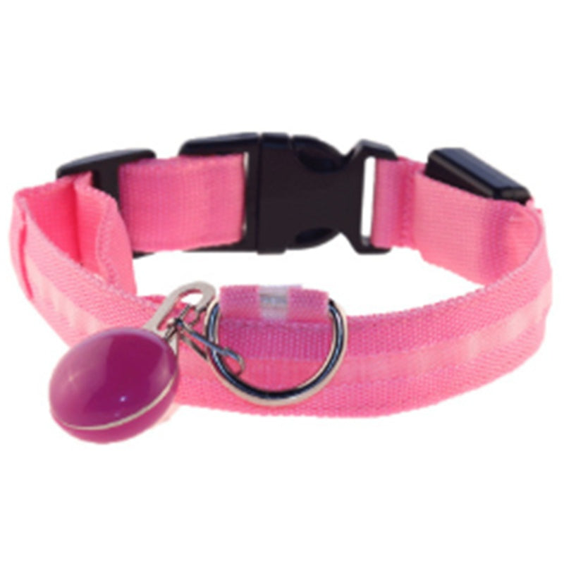 KFX-6336957 Luminous Dog Collar with Three Flashing Modes - Available in Multiple Colors and Sizes