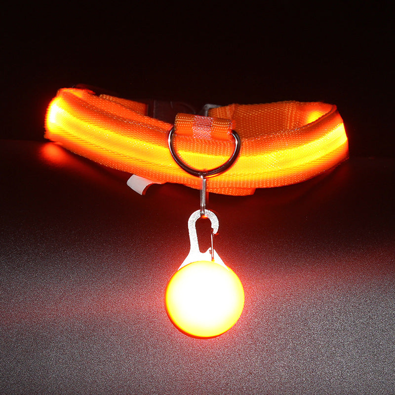 KFX-6336957 Luminous Dog Collar with Three Flashing Modes - Available in Multiple Colors and Sizes