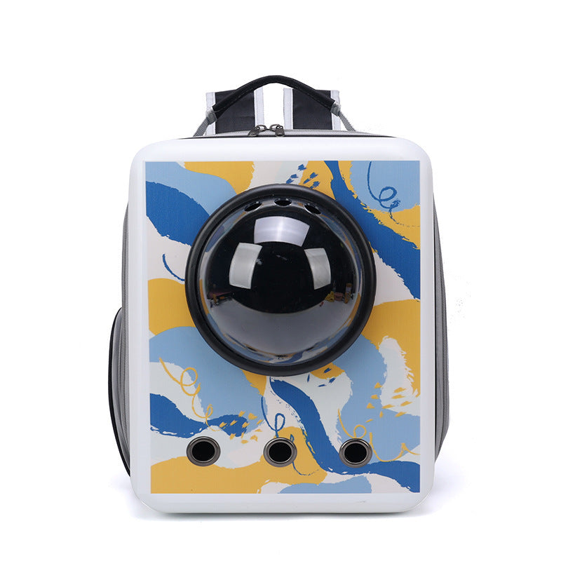 KFX-6337213 Large-capacity Space Capsule Pet Carrier for Cats and Small Dogs