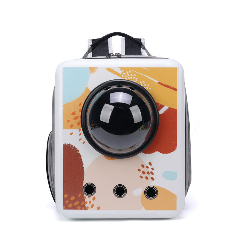 KFX-6337213 Large-capacity Space Capsule Pet Carrier for Cats and Small Dogs
