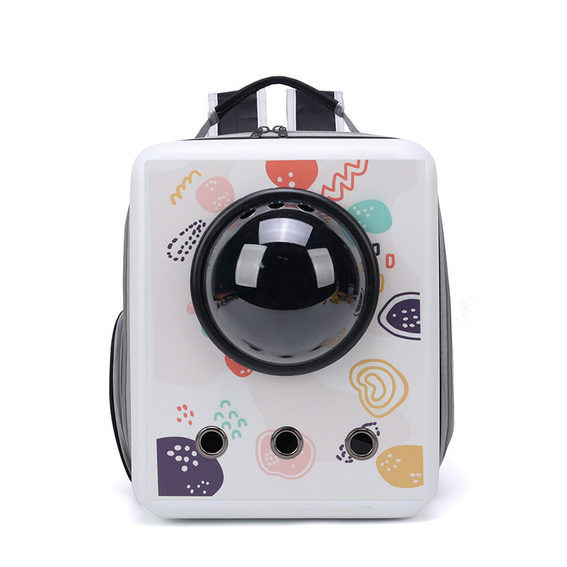 KFX-6337213 Large-capacity Space Capsule Pet Carrier for Cats and Small Dogs