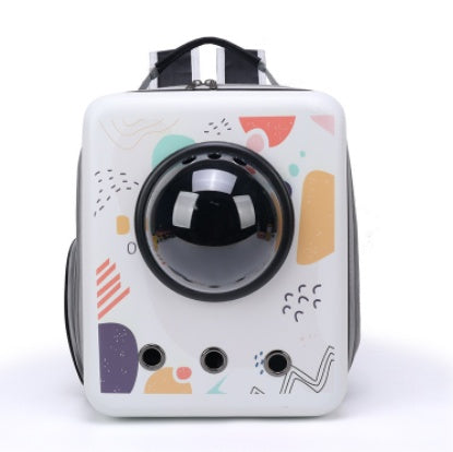 KFX-6337213 Large-capacity Space Capsule Pet Carrier for Cats and Small Dogs