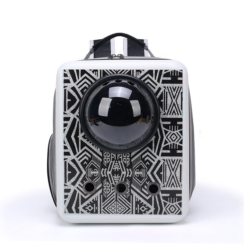 KFX-6337213 Large-capacity Space Capsule Pet Carrier for Cats and Small Dogs