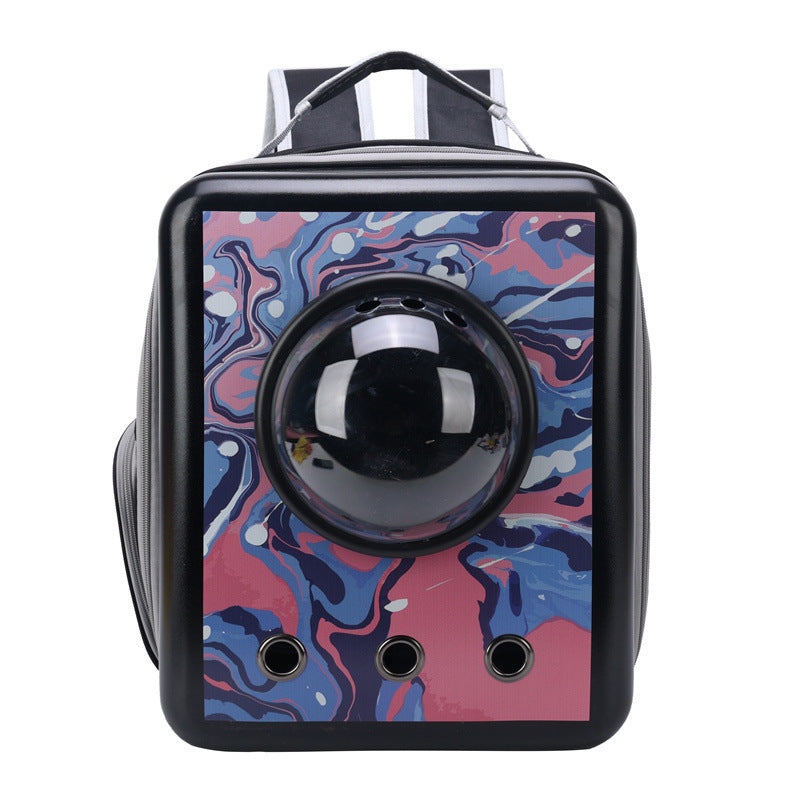 KFX-6337213 Large-capacity Space Capsule Pet Carrier for Cats and Small Dogs