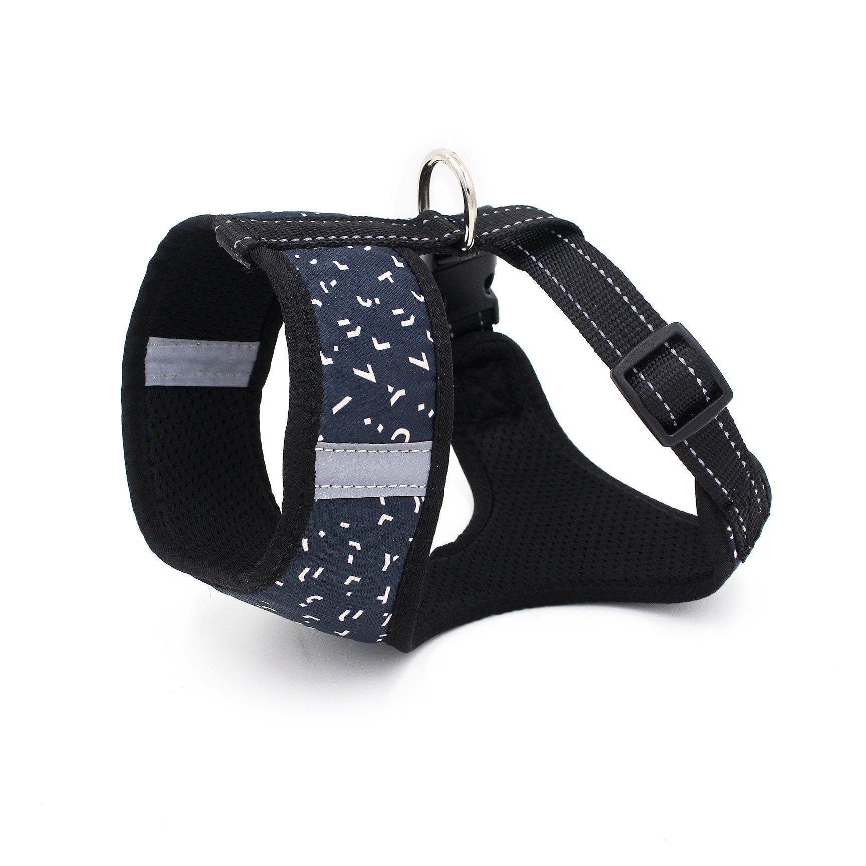 KFX-6340029 Reflective Polyester Dog Chest Strap - Adjustable Neck and Chest Sizes S to L