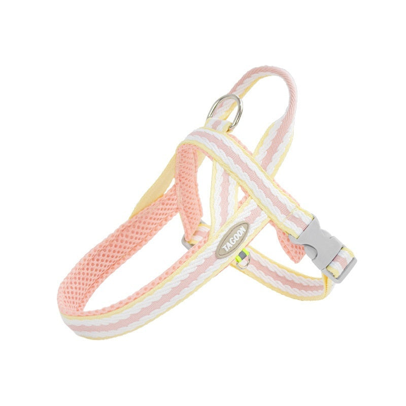 KFX-6340541 Lightweight Y-Type Pet Harness with Hand Holding Rope for Easy Dog Walking