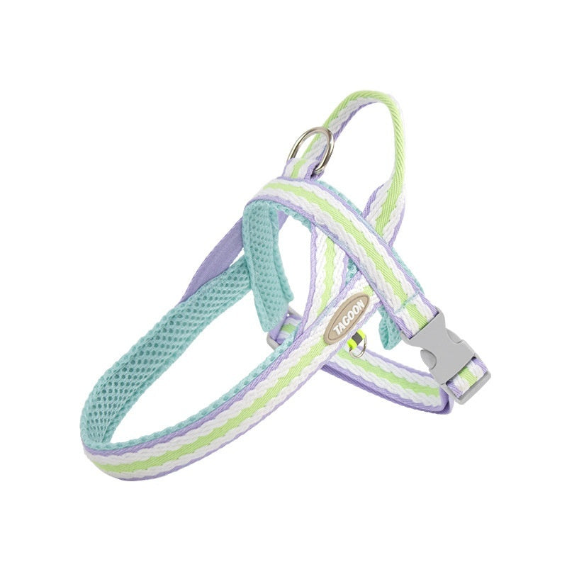 KFX-6340541 Lightweight Y-Type Pet Harness with Hand Holding Rope for Easy Dog Walking