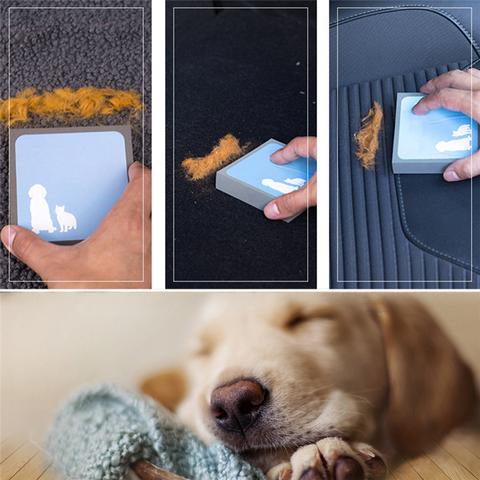 KFX-6342333 Pet Hair Removal Device for Carpets, Sofas, and Clothes – Reusable Brush with Anti-Static Bristles