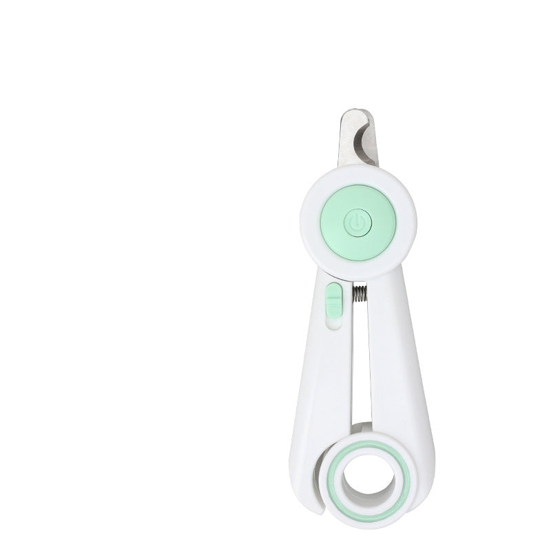 KFX-6344509 LED Light-Integrated Nail Clippers and Grinder for Dogs and Cats with Anti-Blood Position Feature