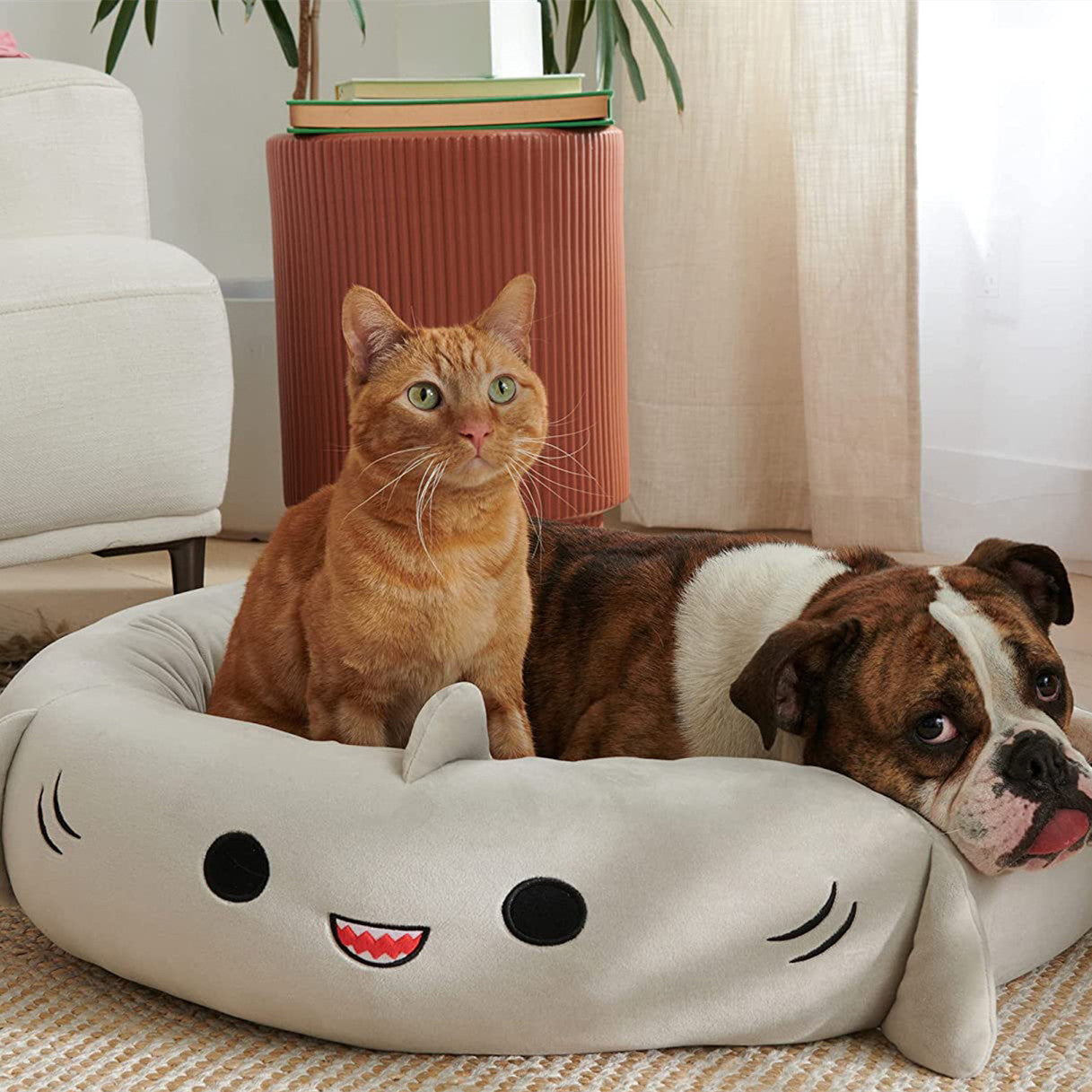 KFX-6345149 Super Soft Plush Dog Bed Mat – Light Gray, Available in Multiple Sizes