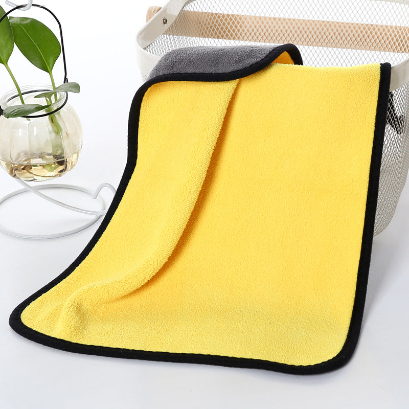 KFX-6346173 Absorbent Fiber Towel for Dogs and Cats - Pet Bath Drying Cloth