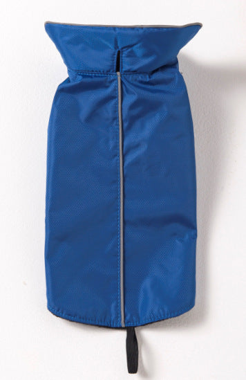 KFX-6348861 Waterproof Dog Jacket with Fleece Lining - Outdoor Wear in Black, Red, Blue, Orange - Sizes XS to XXXL