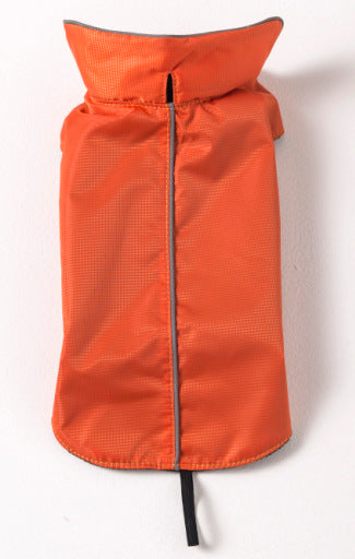 KFX-6348861 Waterproof Dog Jacket with Fleece Lining - Outdoor Wear in Black, Red, Blue, Orange - Sizes XS to XXXL