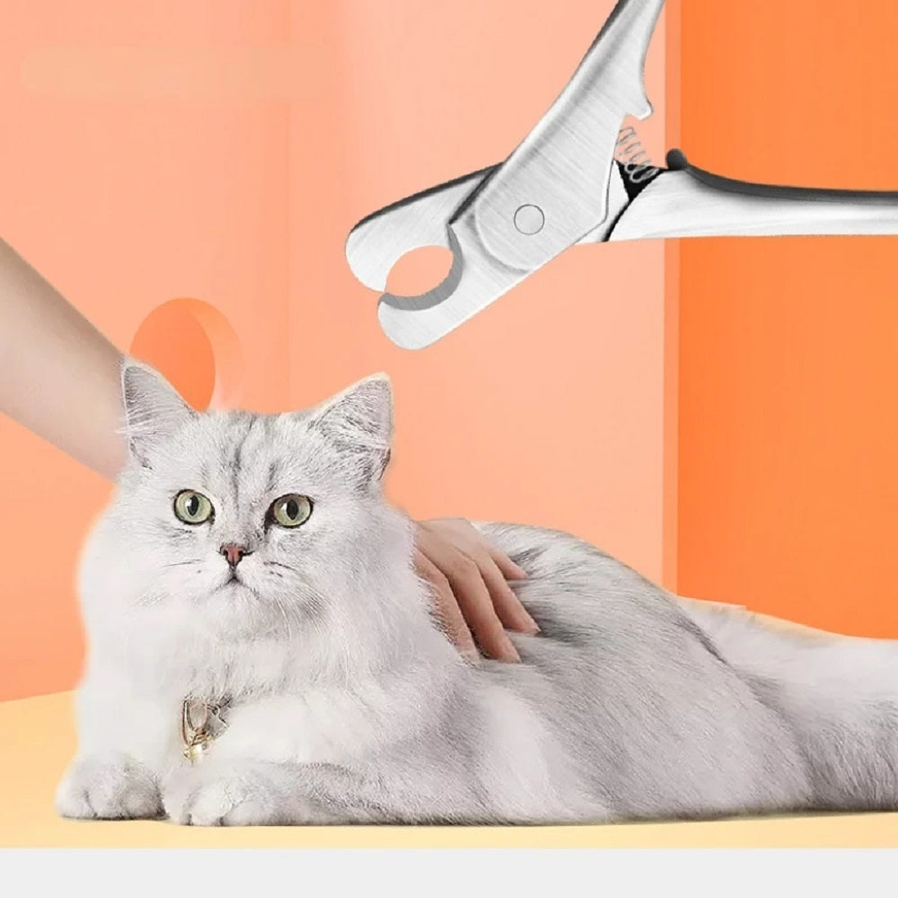 KFX-6349757 Stainless Steel Pet Nail Clipper for Safe and Precise Grooming of Dogs and Cats